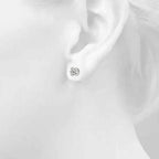 IGI Diamond Engagement Earrings VS1 D Round 4.34 Carat Lab Created Eye Clean