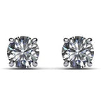 IGI Diamond Engagement Earrings VS1 D Round 4.34 Carat Lab Created Eye Clean