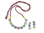 Handcrafted Terracotta Necklace & Statement Earrings | Timeless Earthy Elegance