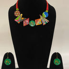 Colorful Clay Music Theme Jewelry Set