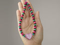 Valentine Wooden Beads And Terracotta Clay Jewelry Set
