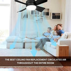 Ceiling-mounted fan