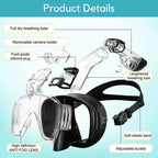 Snorkeling Mask with Dry Top System