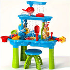 3-in-1 Outdoor Sand and Water Table for Kids