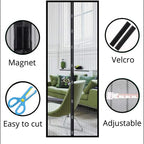 Magnetic Mosquito Screen for Doors
