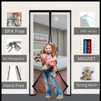 Magnetic Mosquito Screen for Doors