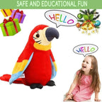 Talking & Music-Playing Parrot Plush Toy