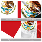 Flag Banner Soccer Cape Mexico Fan Wearable Game Day Large