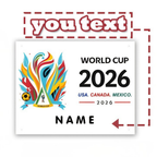 Wall Banner Mexico Flag Custom Soccer Fan Personalized Name