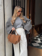 Vintage women's tote bag | Spacious shoulder bag