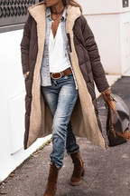 Long comfortable coat for women