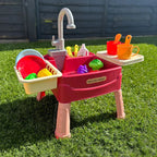 Children’s Play Kitchen with Flowing Water Feature