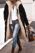 Long comfortable coat for women