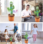 Sound-Reacting Dancing Cactus Toy