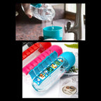 Water Bottle with Pill Holder