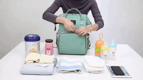 2-in-1 Baby Diaper Bag