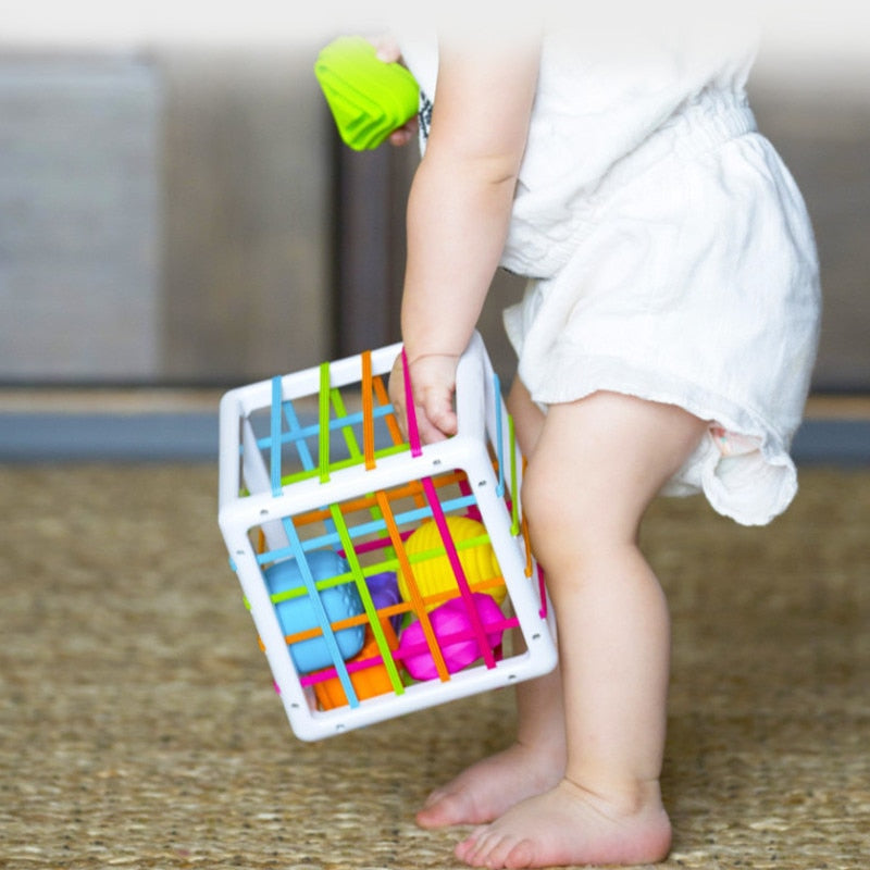 Rainbow Shape & Color Sorter Game