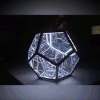 Dodecahedron Color Art Light