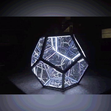 Dodecahedron Color Art Light
