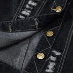 Retro Denim Vest For Men