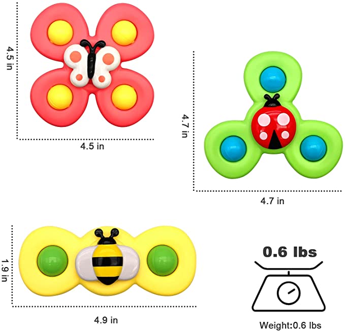 Suction Cup Spinner Toys