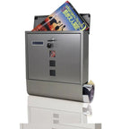 Large Heavy Duty Wall Mounted Vertical Home Metal Lockable Mailbox
