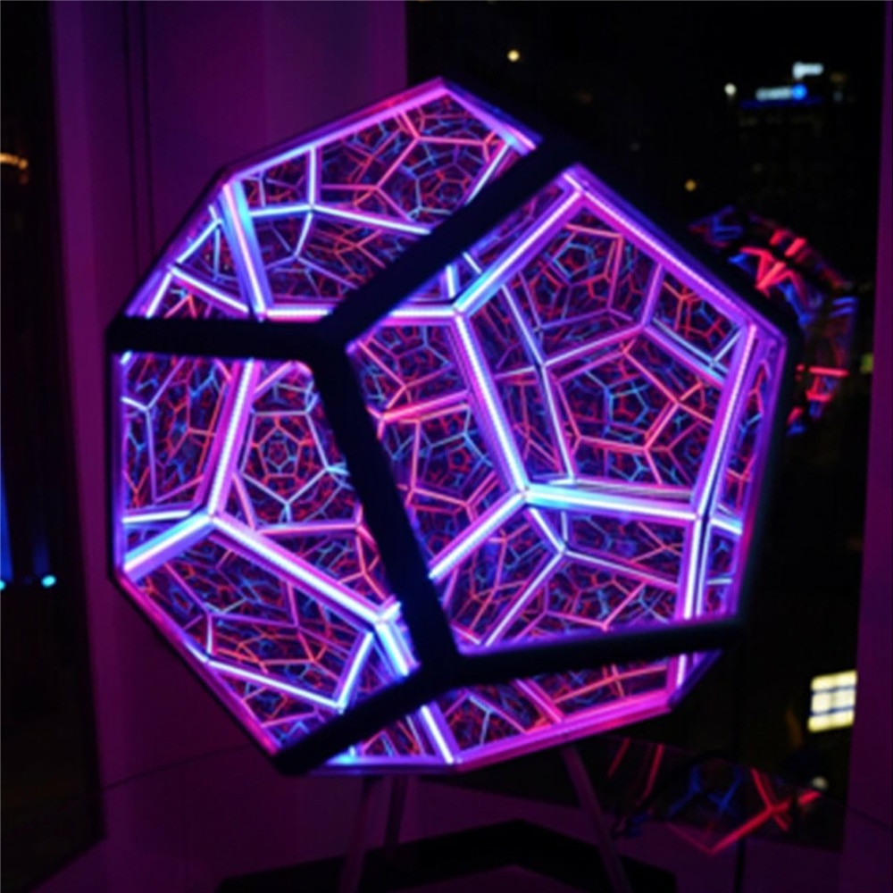 Dodecahedron Color Art Light
