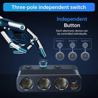 7-in-1 Car Cigarette Lighter Adapter