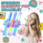 Spinning Rainbow Pop Bracelet