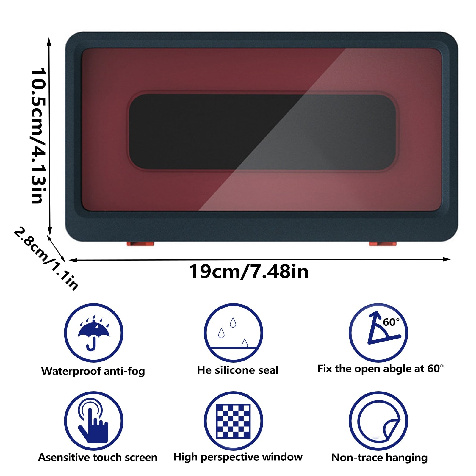 Wall Mounted Waterproof Phone Case