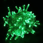 17-Meter String of 100 Led Solar-Powered Fairy Lights