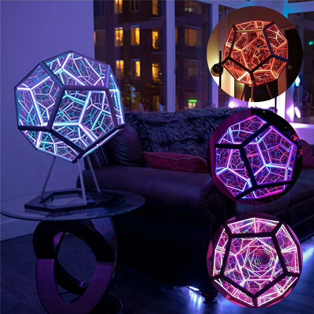 Dodecahedron Color Art Light