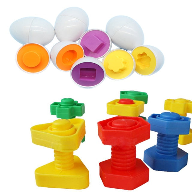 Montessori Geometric Eggs