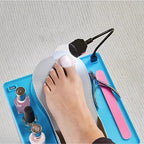Adjustable Pedicure Rest with LED Magnifier