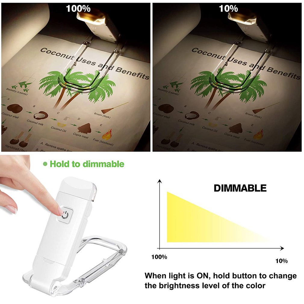 USB Rechargeable Book Reading Light