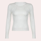 Simple Long Sleeve Women's Top