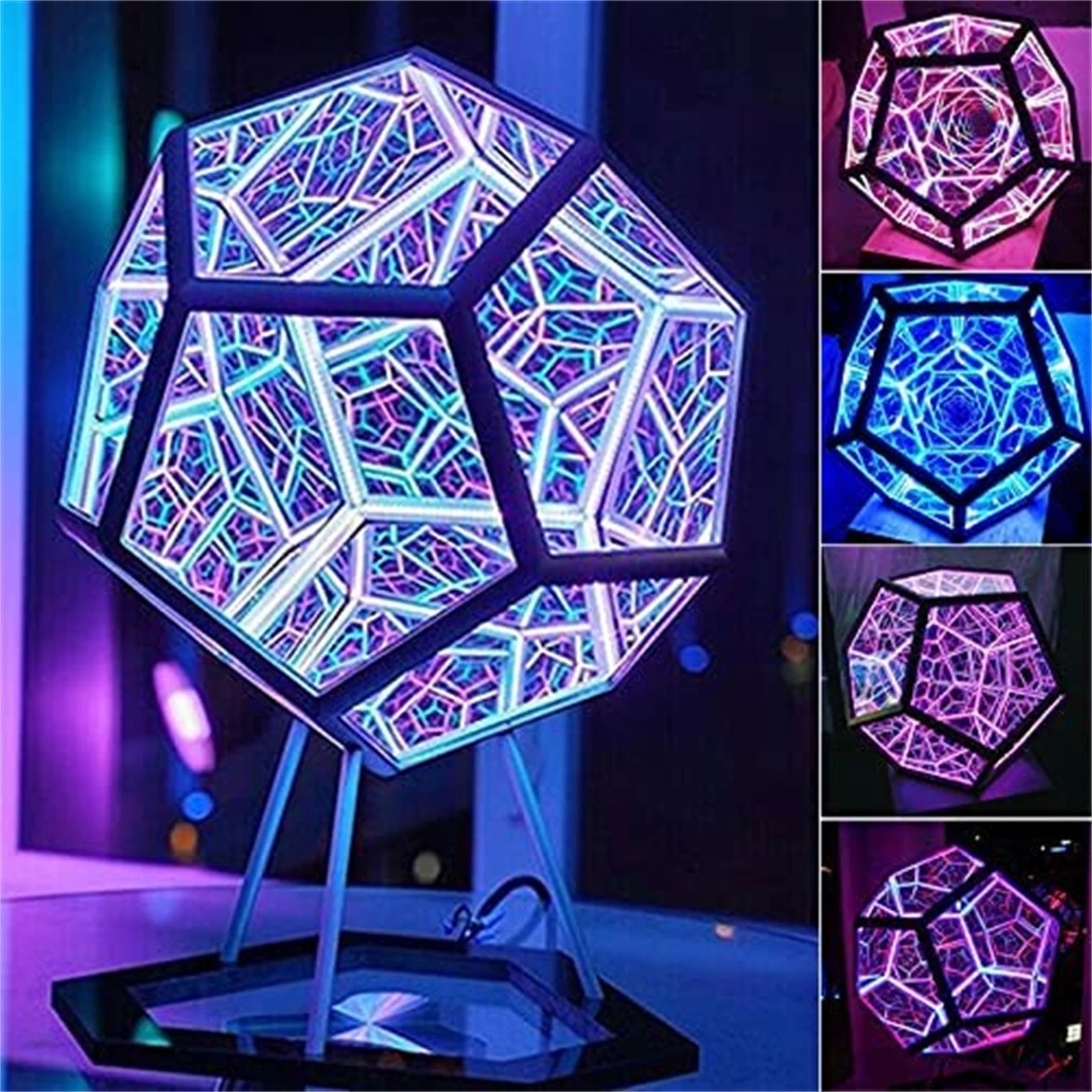 Dodecahedron Color Art Light