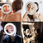 LED 10x Magnifying Mirror