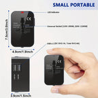 Worldwide Travel Adapter with Dual USB Charging Ports