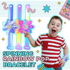 Spinning Rainbow Pop Bracelet