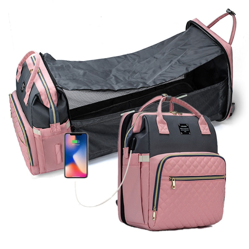 2-in-1 Baby Diaper Bag