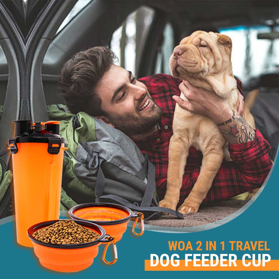 2 in 1 Travel Dog Feeder