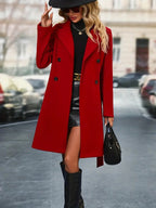 Coat With Double Breasted