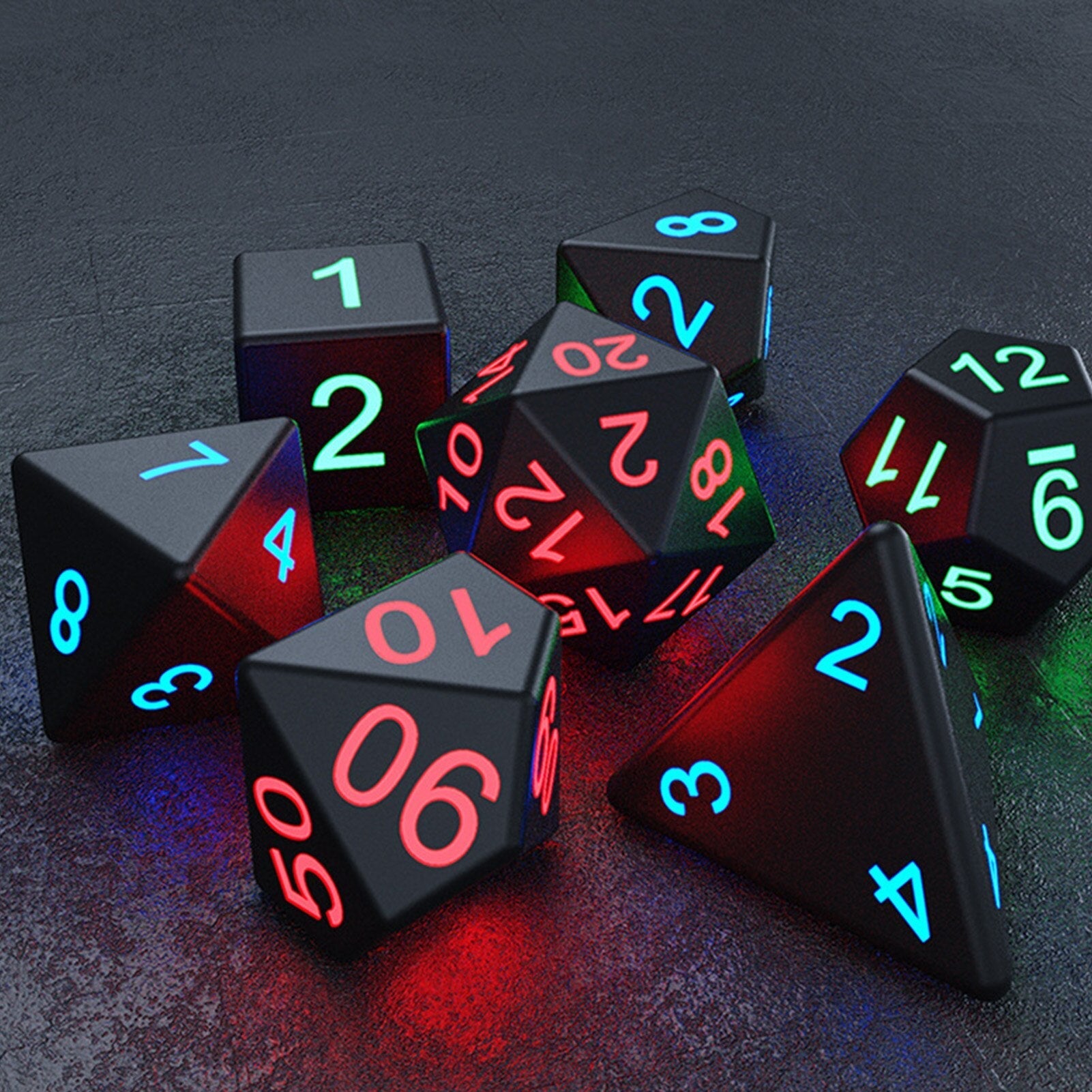 Led Flash Dice Set