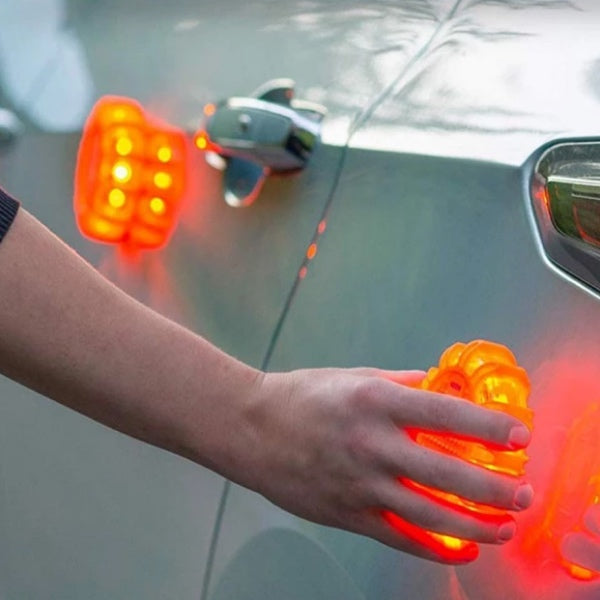 Magnetic Led Emergency Safety Flare Set