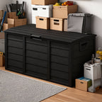 75 Gallon Heavy-Duty Outdoor Deck Box - Waterproof, Lockable