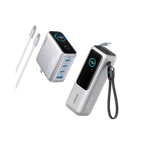Anker Laptop Power Bank (25K, 165W, Built-In and Retractable Cables)