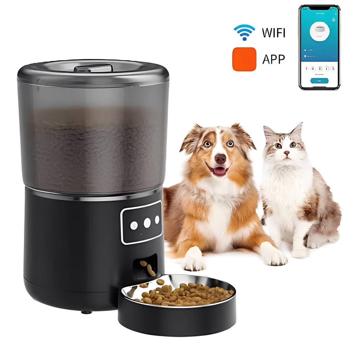 Automatic Smart Pet Feeder For Cats Dogs