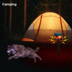 360 Degree Solar Repeller For Pigeon Bird Wild Boar Rabbit Deer