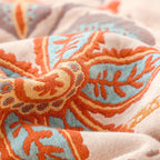 Rustic Bohemian Floral Throw Blanket